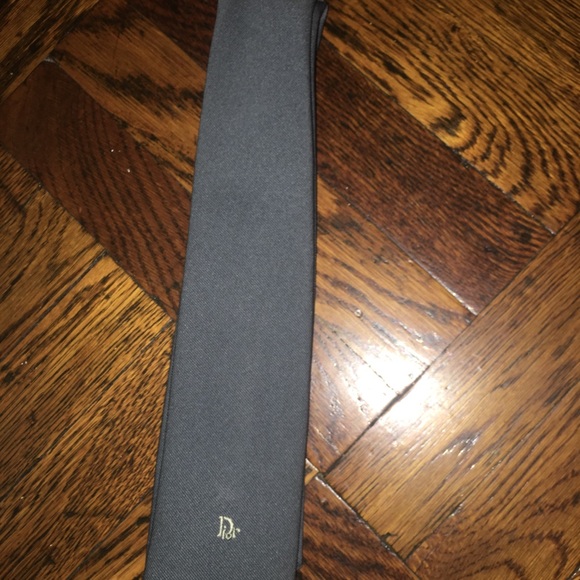 Authentic Christian Dior tie. Grey. Modern - Picture 1 of 4